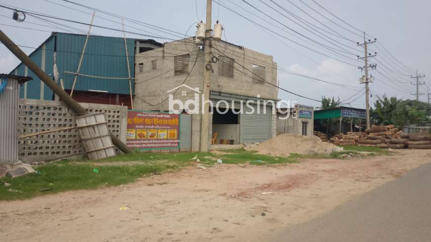 Factory shade, office building with land, Commercial Plot at Konabari