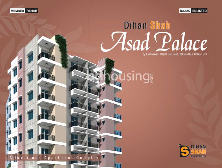 Dihan Shah Asad Palace, Apartment/Flats at Dakshin khan
