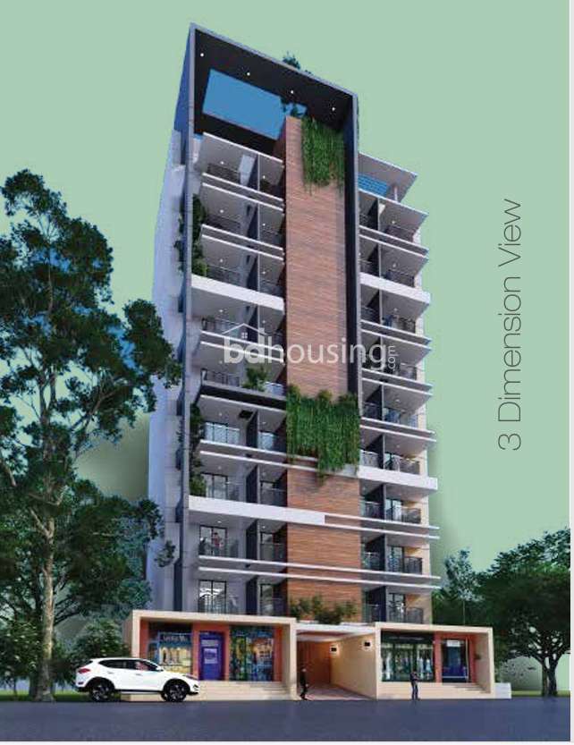Dihan Shah Razzak Tower, Apartment/Flats at Ashkona