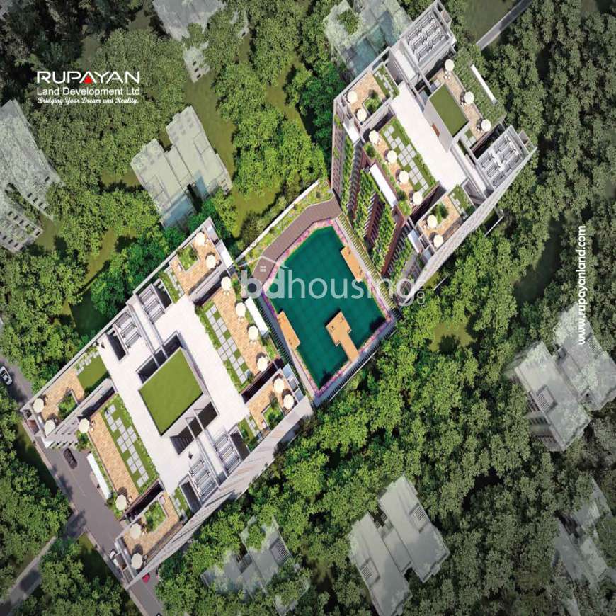 Rupayan luxurious Condominium Project in West Dhanmondi, Apartment/Flats at Dhanmondi
