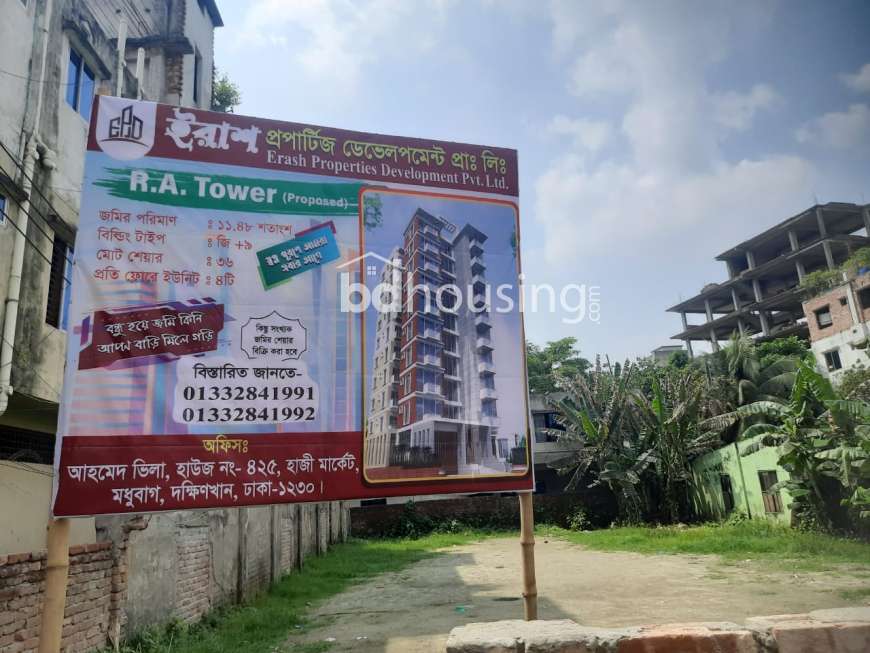 R,A Tower, Land Sharing Flat at Dakshin khan
