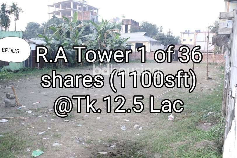 R,A Tower, Land Sharing Flat at Dakshin khan