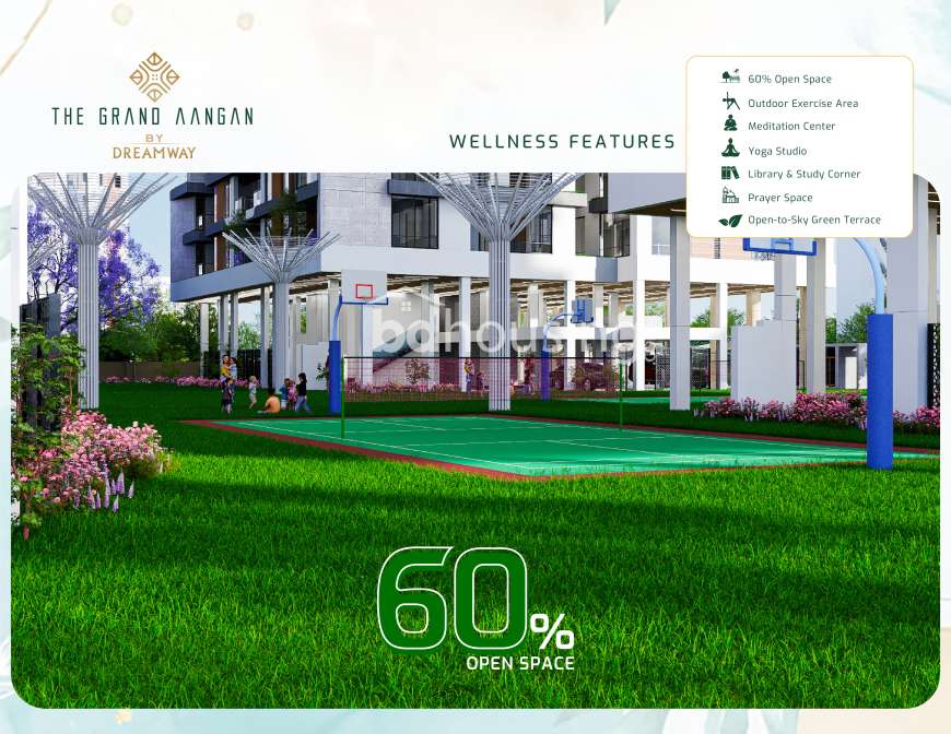 The Grand Aangan, Apartment/Flats at Shornali Abashon