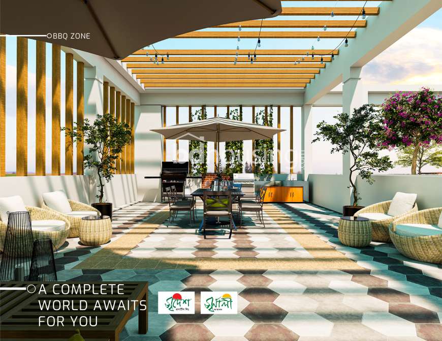 The Grand Aangan, Apartment/Flats at Shornali Abashon