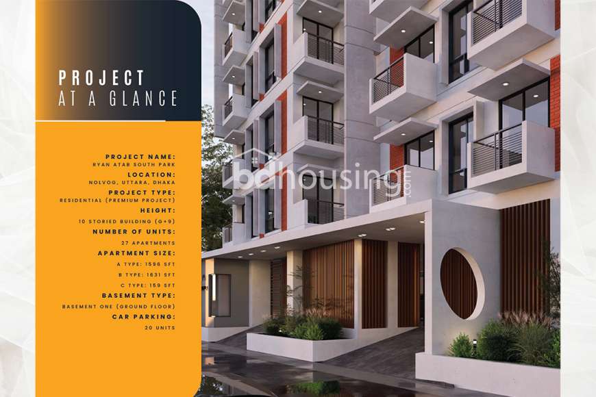 RYAN ATAB SOUTH PARK, Apartment/Flats at Uttara