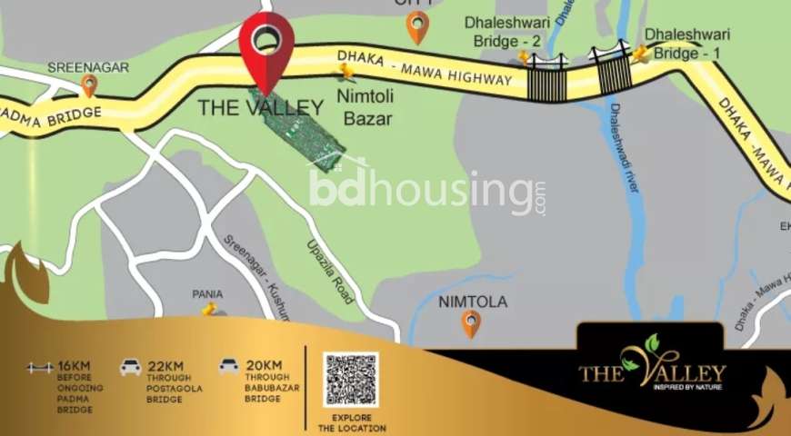 5 katha plot at dhaka- mawa nimtola, Residential Plot at Sirajdikhan