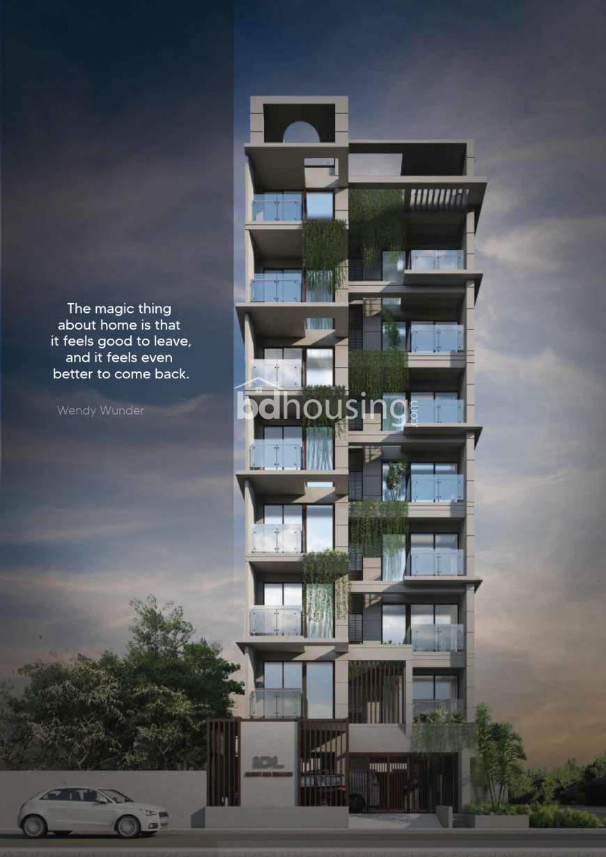 IDL Jannat Ara Mansion- 3 bed 1715 sft corner flat at Uttara 17 opposite BGMEA, Apartment/Flats at Uttara