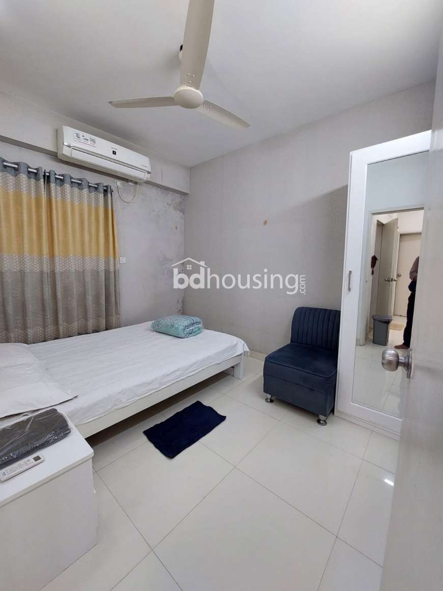 Cozy 2-Bedroom Furnished Apartment Rent in -Bashundhara R/A,Dhaka, Apartment/Flats at Bashundhara R/A