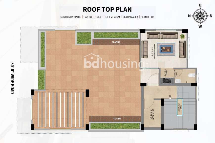 Concrete Riverview, Apartment/Flats at Uttara