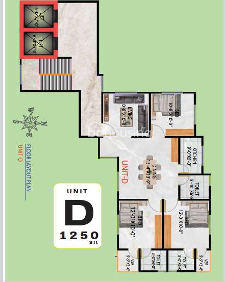 Win Rose Castle , Apartment/Flats at Vatara