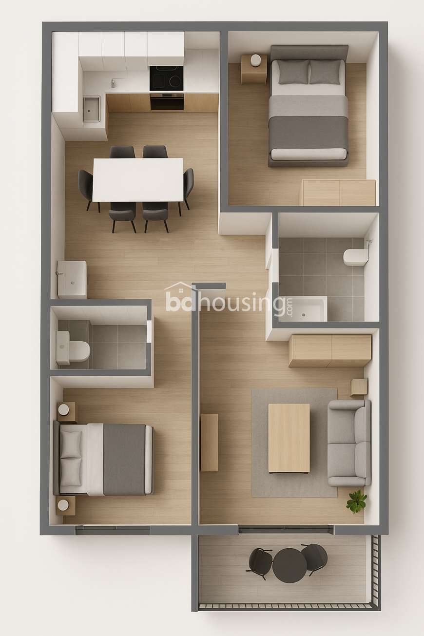 Rokeya Mansion, Apartment/Flats at Shewrapara