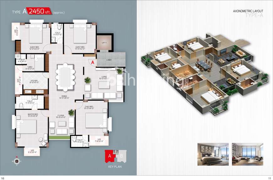 Nagar Dolonchapa, Apartment/Flats at Bashundhara R/A