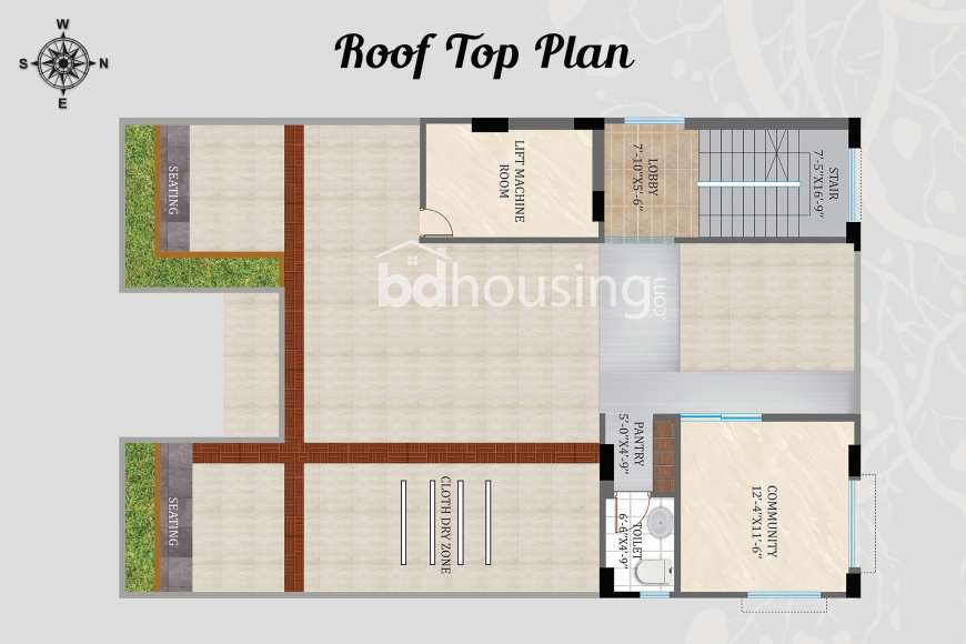 Concrete Magnolia, Apartment/Flats at Uttara