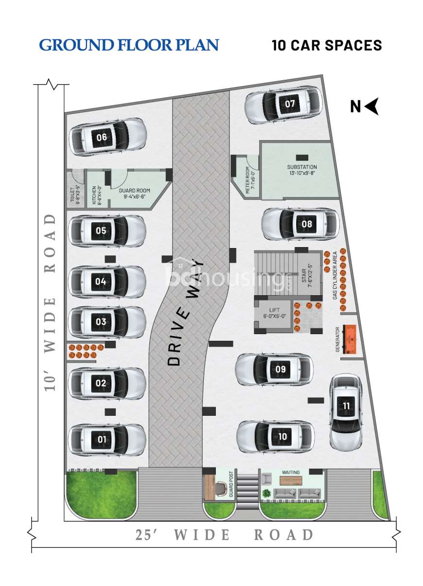 The Teacher's Lodge, Apartment/Flats at Khilgaon