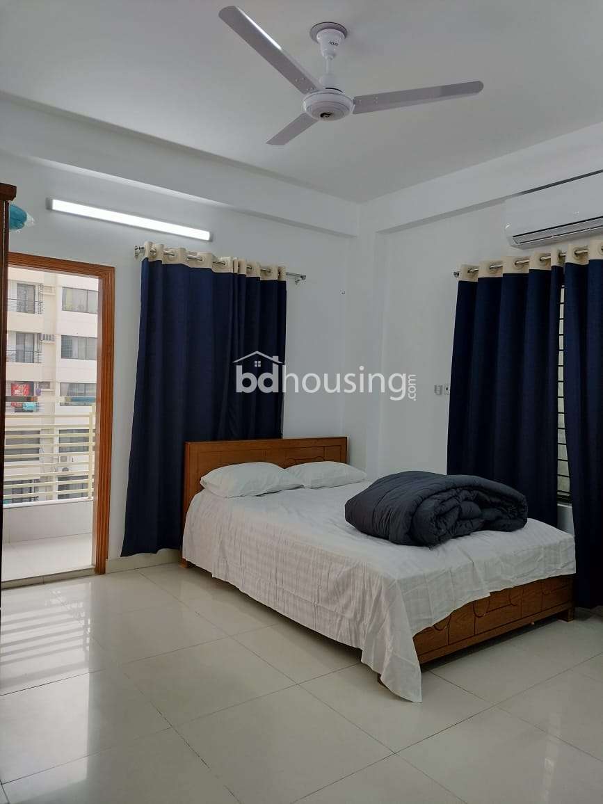 Furnished 3-Bedroom Apartment Rent in Bashundhara R/A, Apartment/Flats at Bashundhara R/A