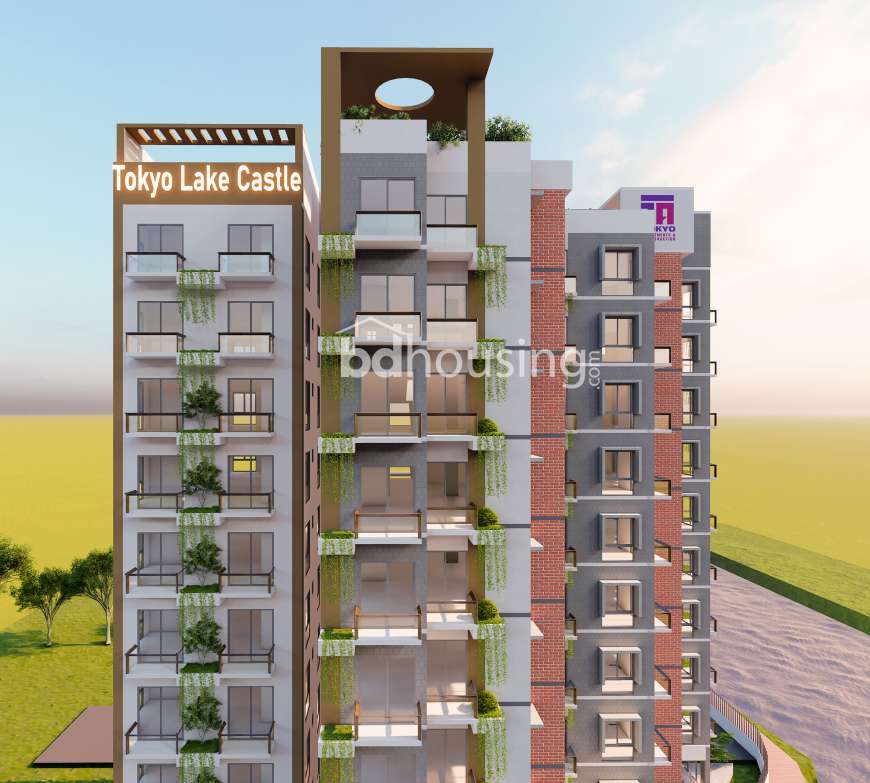 Tokyo Lake Castle, Land Sharing Flat at Bashundhara R/A