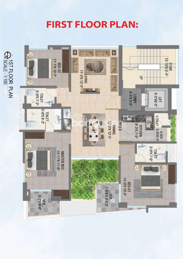 SWAN Gyas Manor, Apartment/Flats at Rampura