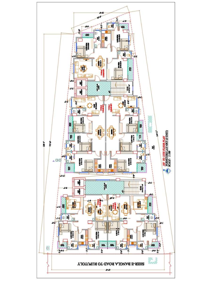 Crystal Green View, Apartment/Flats at Barisal Sadar