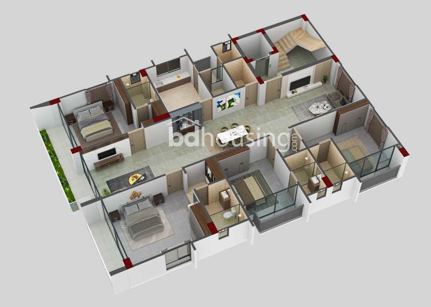 Mannat, Apartment/Flats at Jolshiri Abason