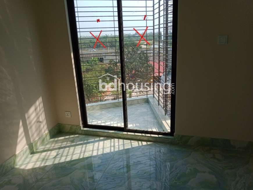 A new flat 1000 sft with 3 bed room ready for rent at Purbachal Sector No. 10, Apartment/Flats at Purbachal