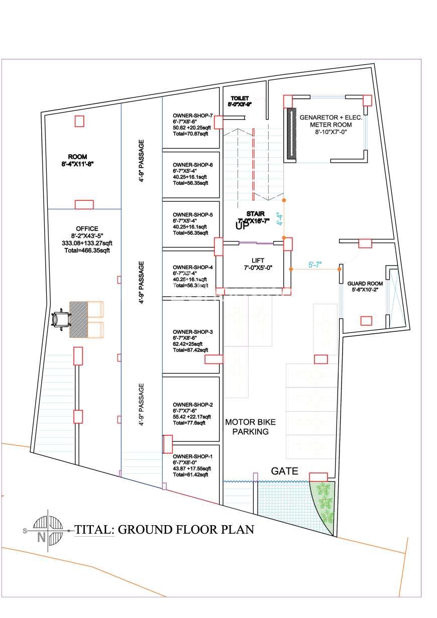 Golden Apple Gias Uddin Tower, Apartment/Flats at Bangshal