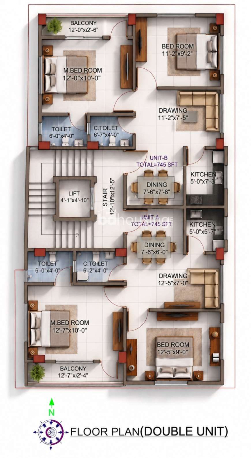 Sky Ali Tower, Apartment/Flats at Lalbag
