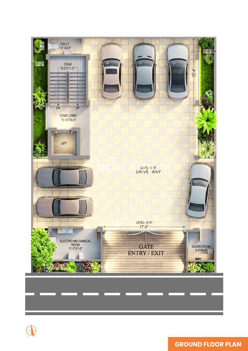 1575 sft. South Facing Apartment at Block G, Bashundhara, Apartment/Flats at Bashundhara R/A