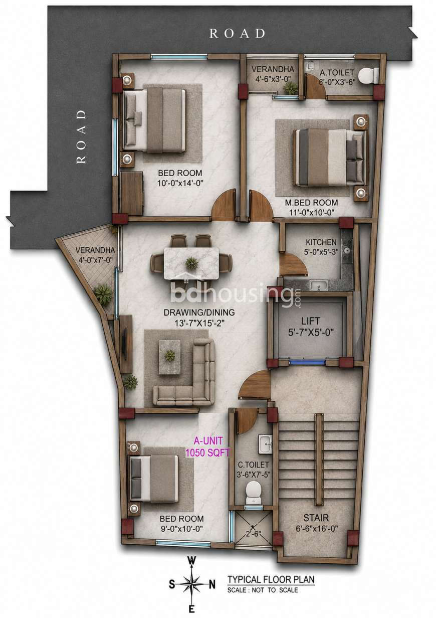 AMIRUN VILLA , Apartment/Flats at Bangshal