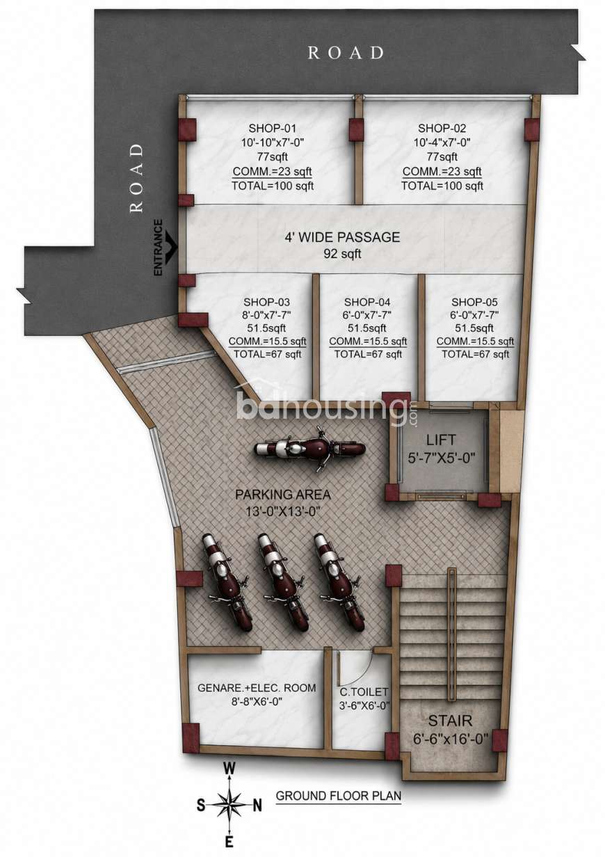 AMIRUN VILLA , Apartment/Flats at Bangshal