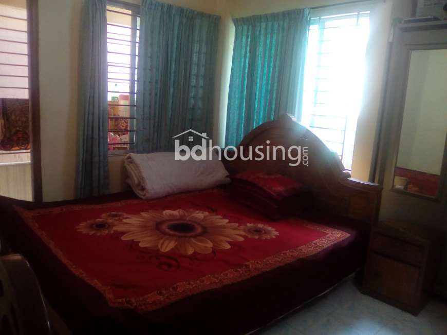 Shortly Used Ready Flat Sale with Garage in Adabor, Apartment/Flats at Adabor