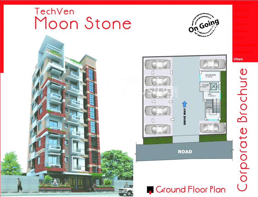 Techven Moon Stone, Apartment/Flats at Uttara
