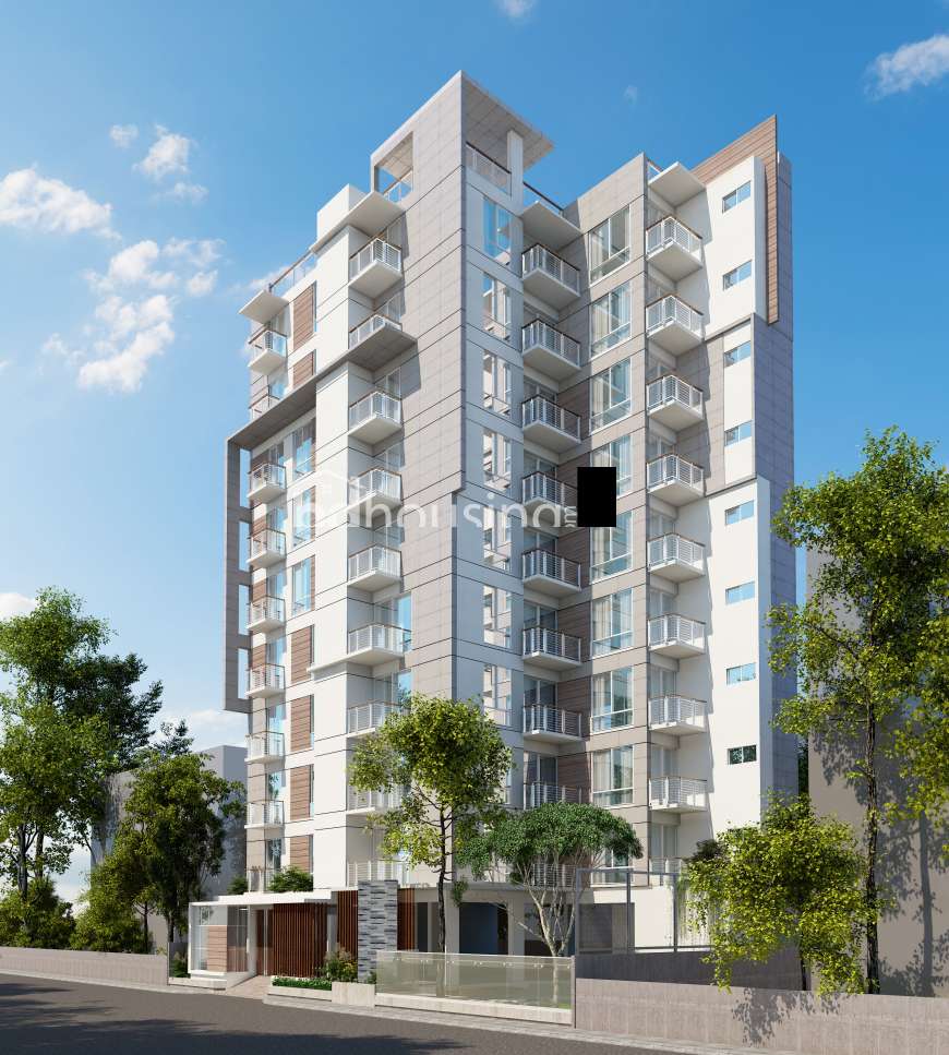 2410sft Ongoing Apt with Gas connection and Lawn., Apartment/Flats at Bashundhara R/A