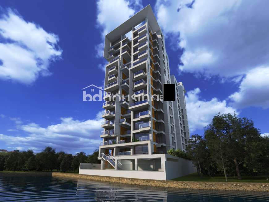 Lake & South facing 4065 sft Apt @ I Block, Apartment/Flats at Bashundhara R/A