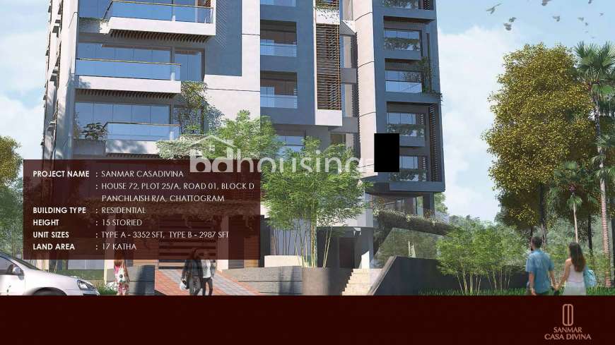 SANMAR CASADIVINA., Apartment/Flats at Panchlaish