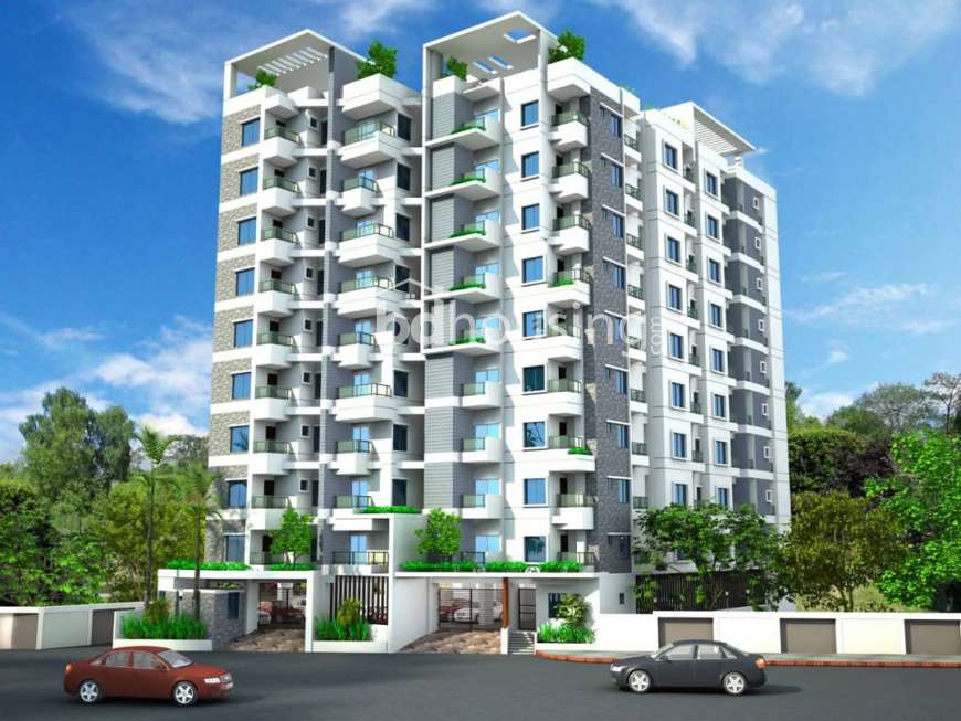 Crystal Lake View, Land Sharing Flat at Badda