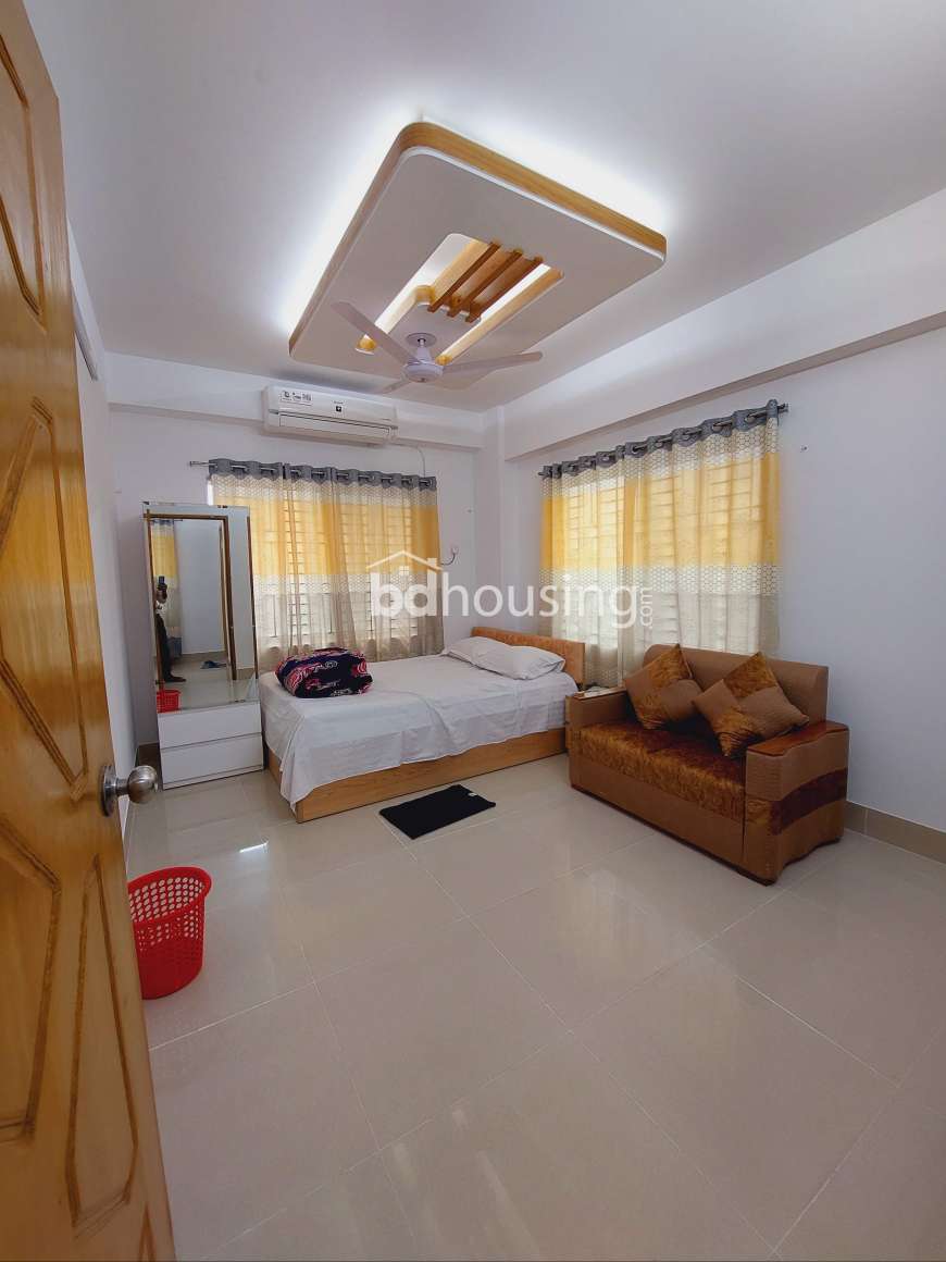 Cozy Premium 1-BHK Furnished Apartment Rent in Bashundhara R/A, Apartment/Flats at Bashundhara R/A
