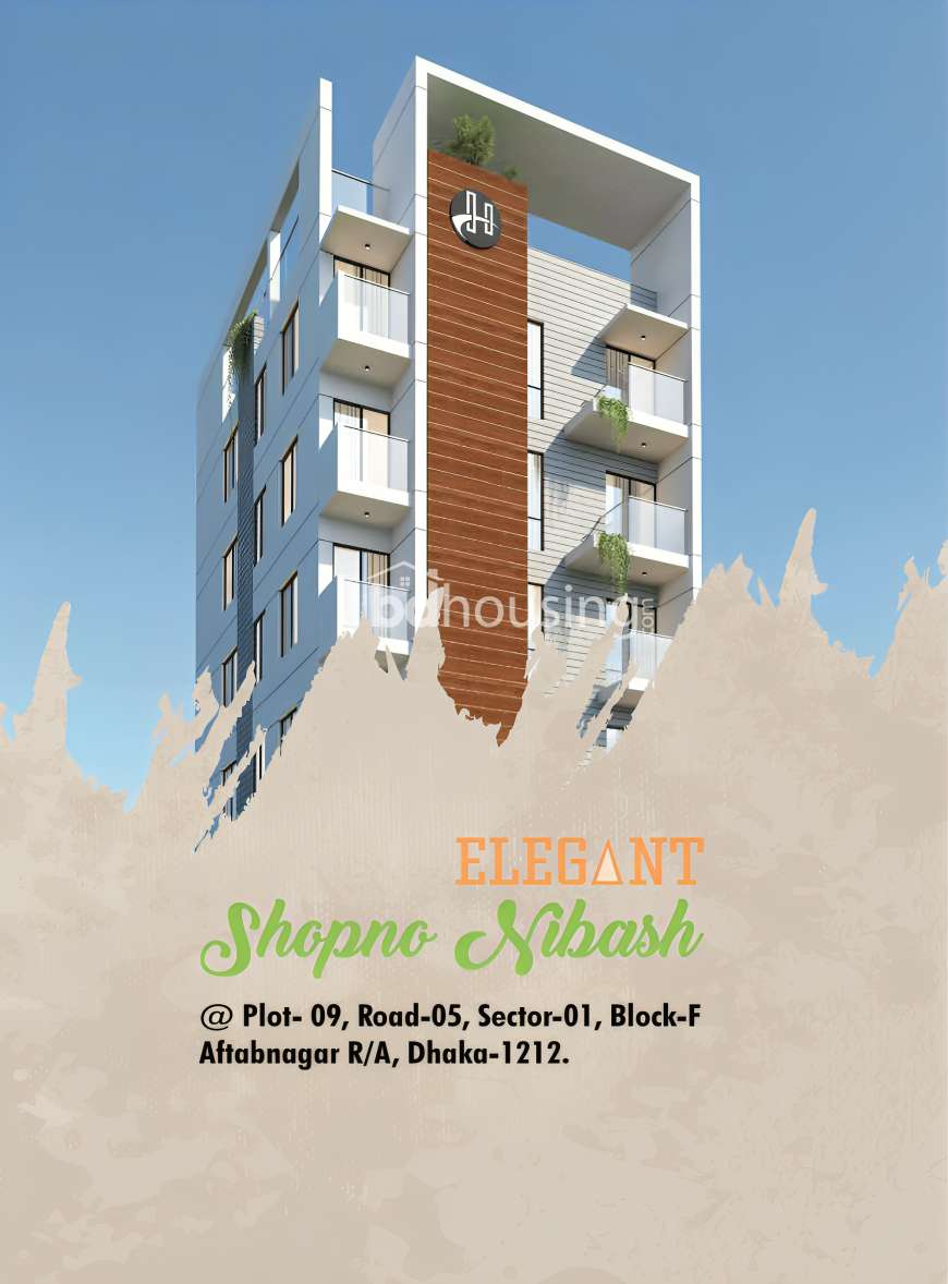 Elegant Shopno Nibash, Apartment/Flats at Aftab Nagar