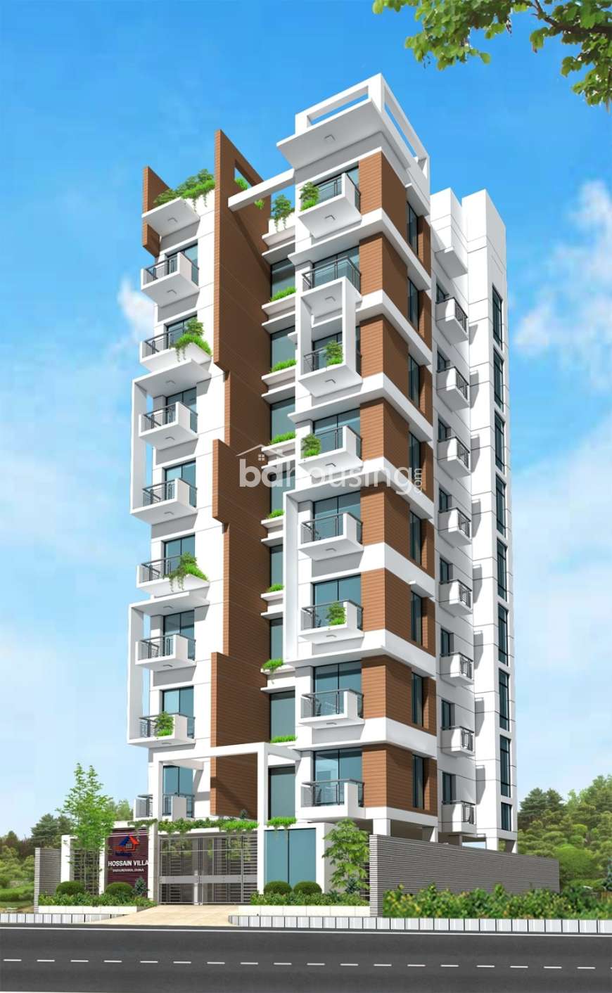 Nagar Hossain Villa, Apartment/Flats at Bashundhara R/A