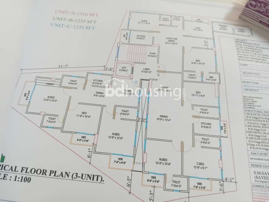 Partnership , Land Sharing Flat at Basabo
