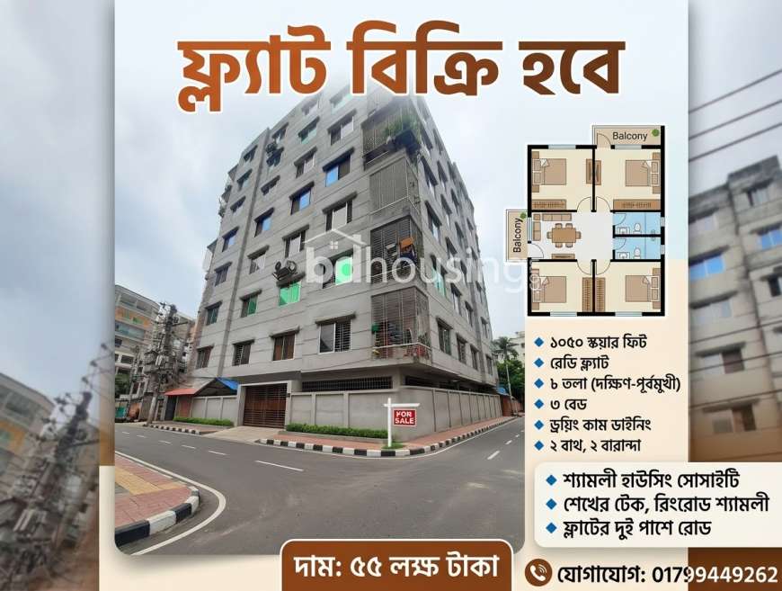 Developer's company , Apartment/Flats at Shyamoli