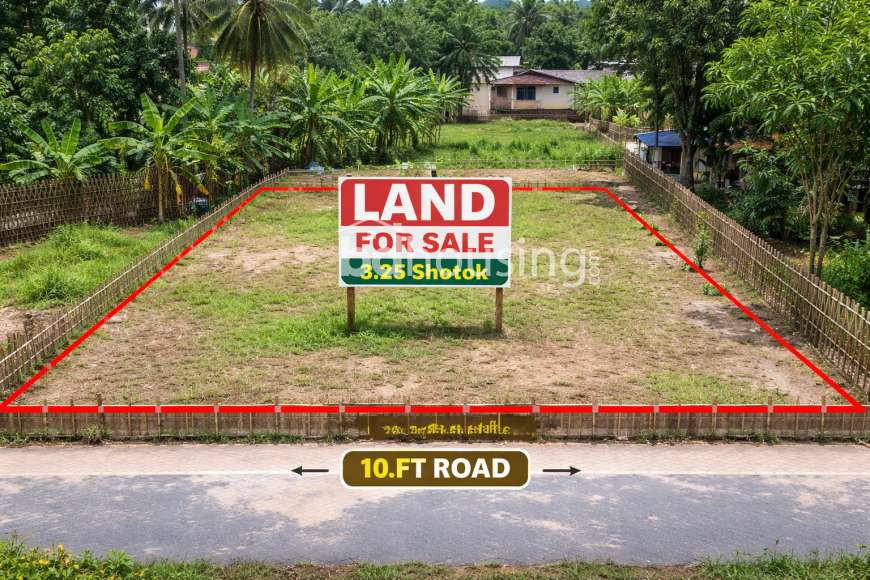 Katnapar Bagura 3.5 shotok land with 10 FT road, Residential Plot at Khandar