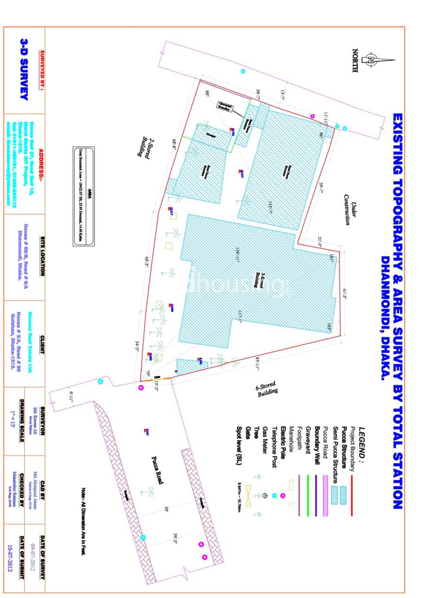 Dhanmondi Road 6/A - 4.5 Katha Road-Frontage Land, Direct Sale, Residential Plot at Dhanmondi