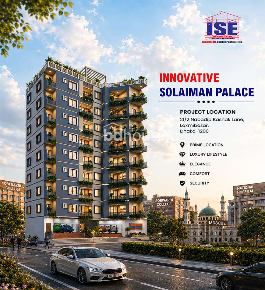 Innovative Solaiman Palace, Apartment/Flats at Lakshmi bazar