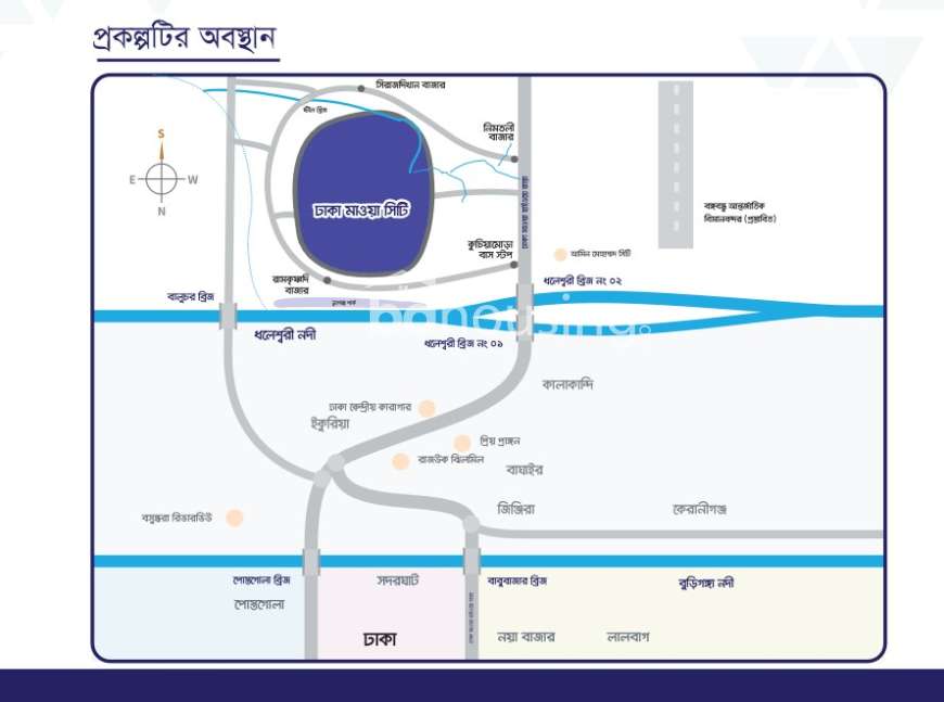 Dhaka Mawa City, Residential Plot at Mawa Highway Road