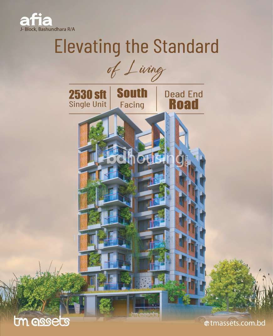 TM Afia, Apartment/Flats at Bashundhara R/A