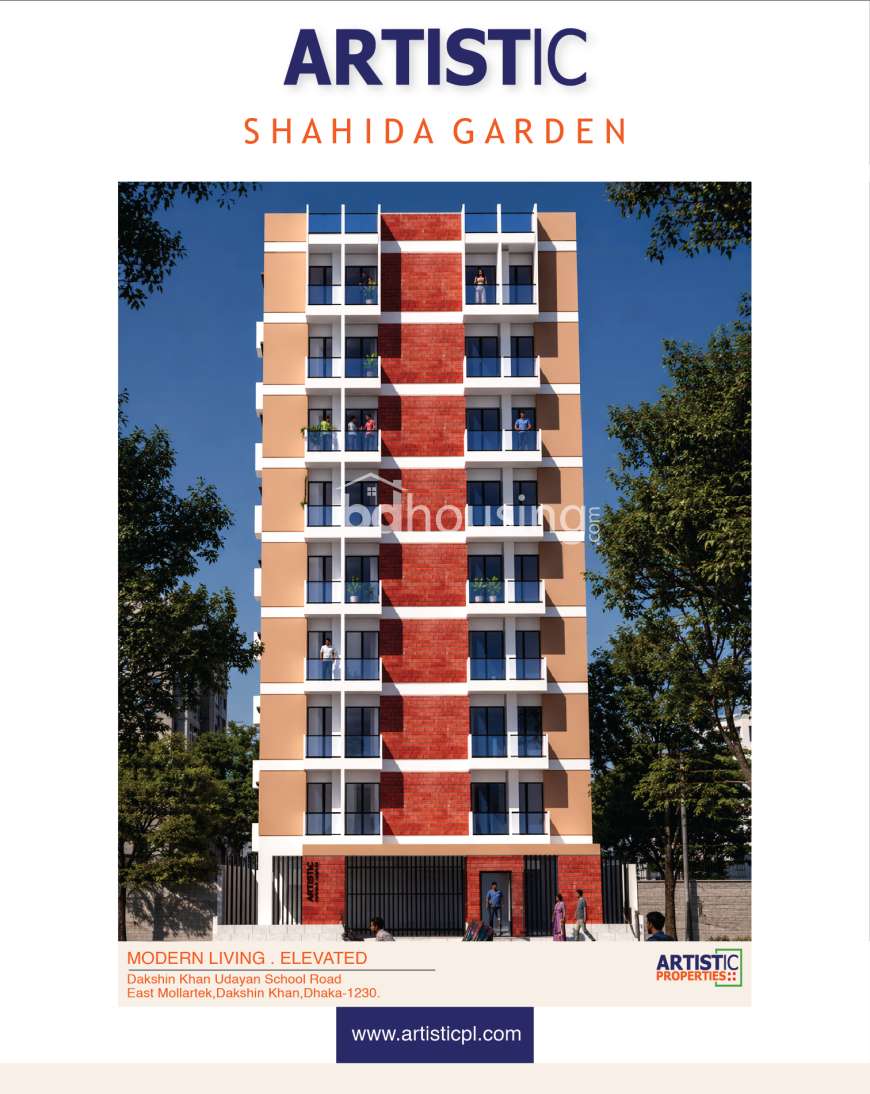 Artistic Shahida Garden, Apartment/Flats at Dakshin khan