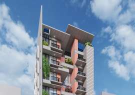 1600 sqft, 3 Beds Under Construction Apartment/Flats for Sale at Bashundhara R/A Apartment/Flats at 
