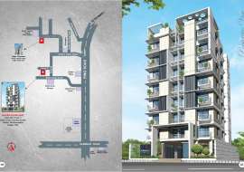 1350 sqft, 3 Beds Almost Ready Apartment/Flats for Sale at Mohammadpur Apartment/Flats at 