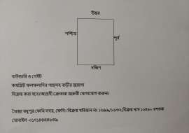 বাউন্ডারি ও গেইট কমপ্লিট ফলফলাদির গাছসহ বাড়ীর জায়গা বিক্রয় করা হবে। Commercial Plot at 