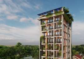 2850 SFT Apartment, South East Corner Plot with green space, lake view and adjacent to Golf Apartment/Flats at 